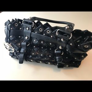 Woven Leather Handbag Francesco Biasia